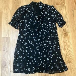 DKNY floral dress size 12, lined, great details